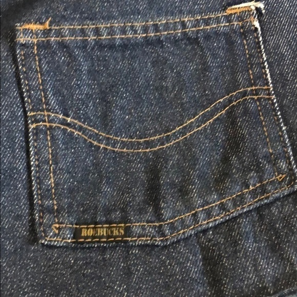 Vintage 1970’s Sears Roebucks denim/fleece large - Picture 3 of 8